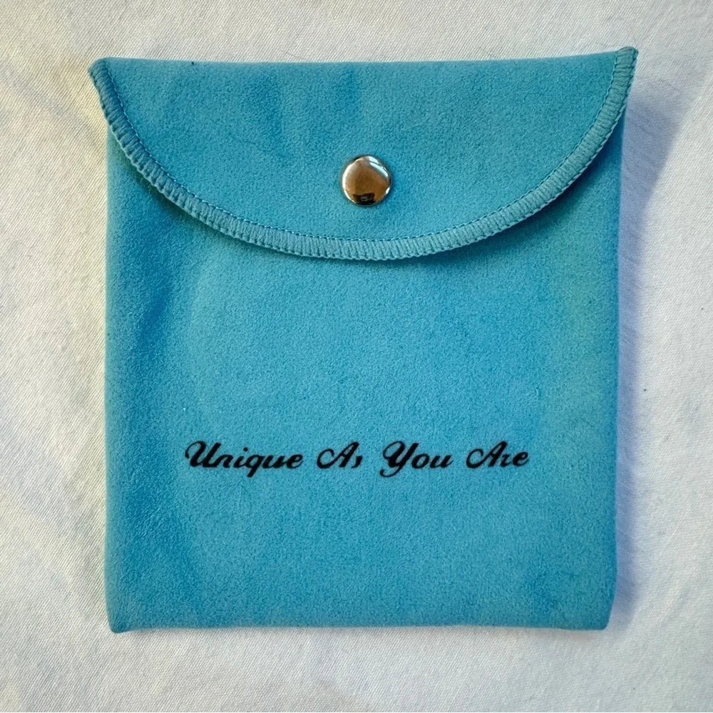 Unique A, You Are Blue Jewelry Pouch